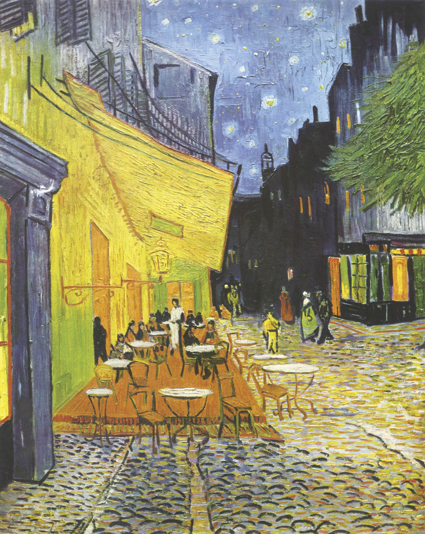 Terrace at night, V. Van Gogh